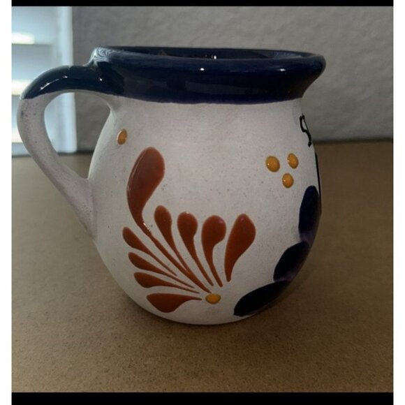 Mexican-Style Ceramic Mug Set Of 3 With Various Hand-Painted Designs - Picture 4 of 14